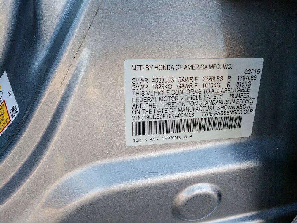 2019 Acura ILX w/Premium Pkg