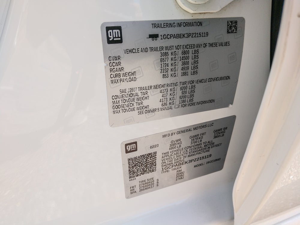 2023 Chevrolet Silverado 1500 Custom