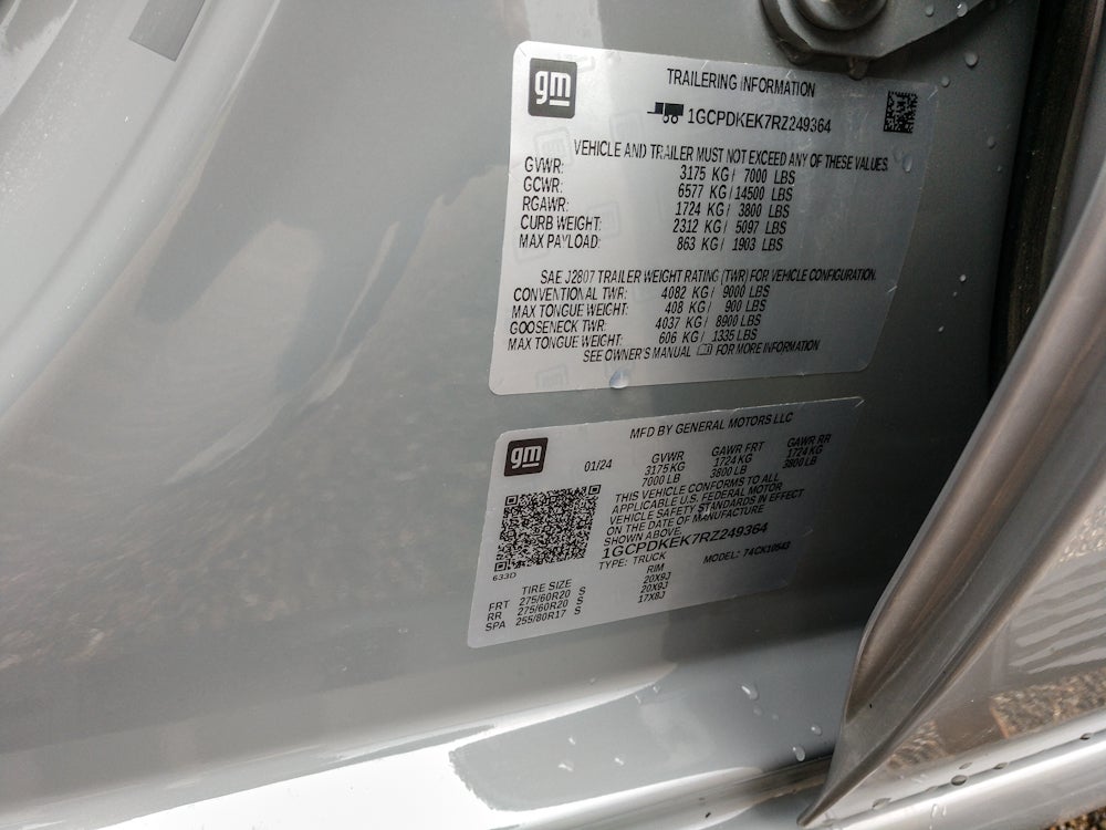 2024 Chevrolet Silverado 1500 LT (2FL)