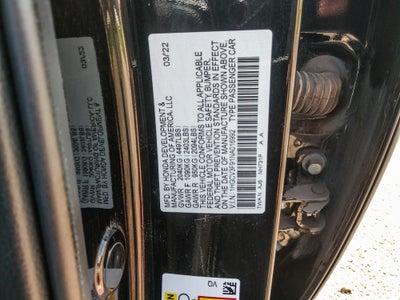 2022 Honda Accord Hybrid Touring