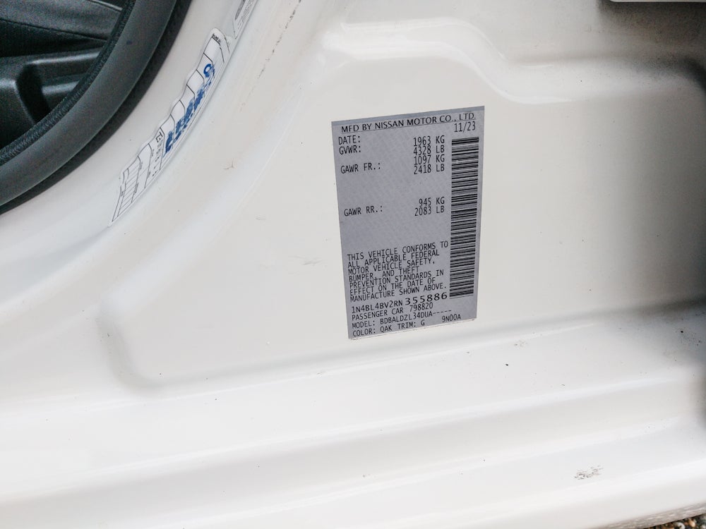 2024 Nissan Altima 2.5 S