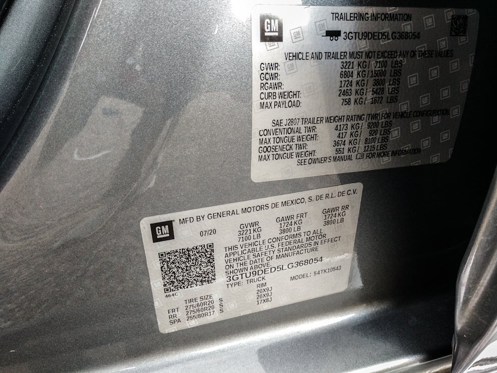 2020 GMC Sierra 1500 SLT