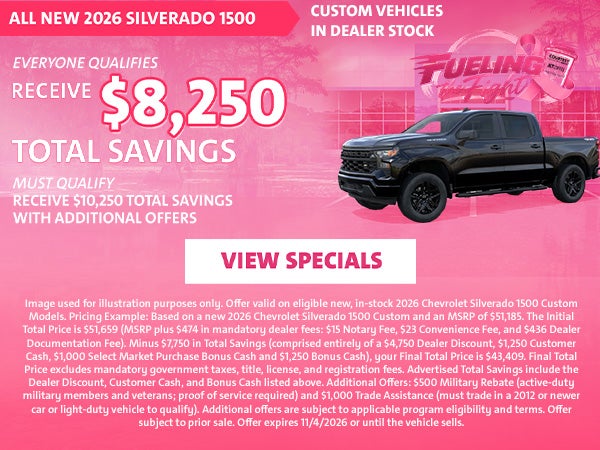 2026 Silverado 1500 Offers