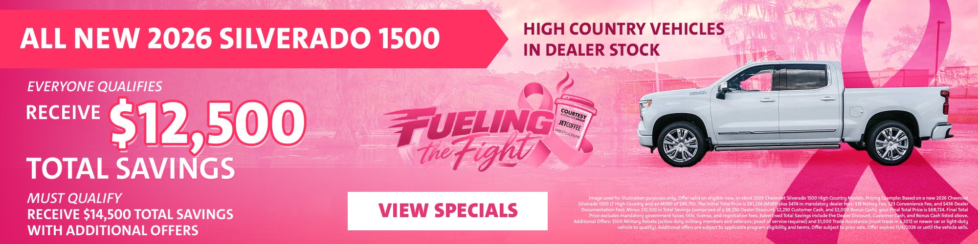 2026 Silverado 1500 High Country Offers